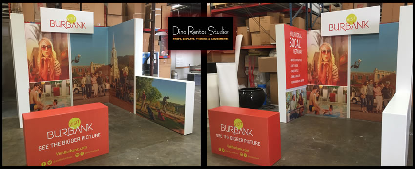 Custom Foam Tradeshow Booth and Display with full color graphics