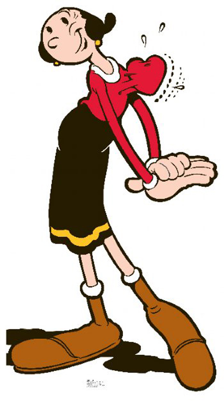 Olive Oyl - Popeye Cardboard Cutout Standup Prop